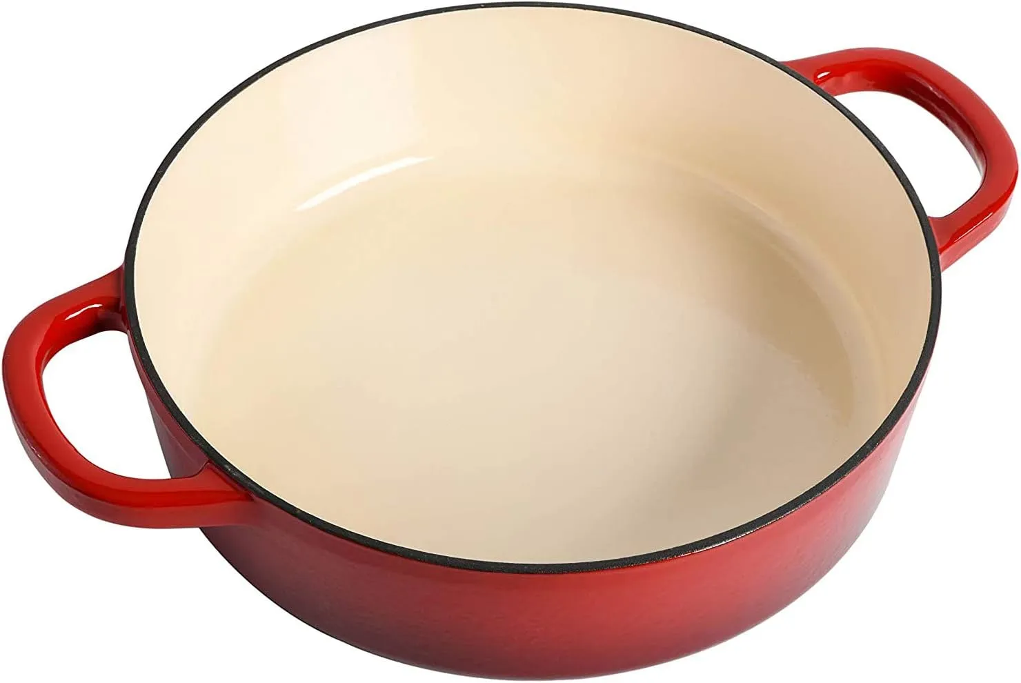 Crock-Pot Crock Pot Artisan Enameled Cast Iron Braiser W/Lid, 5 Quart, Scarlet Red