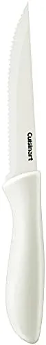 Cuisinart C55-6PCSW Advantage Ceramic Coated Serrated Steak Knife 12 Pieces Set White