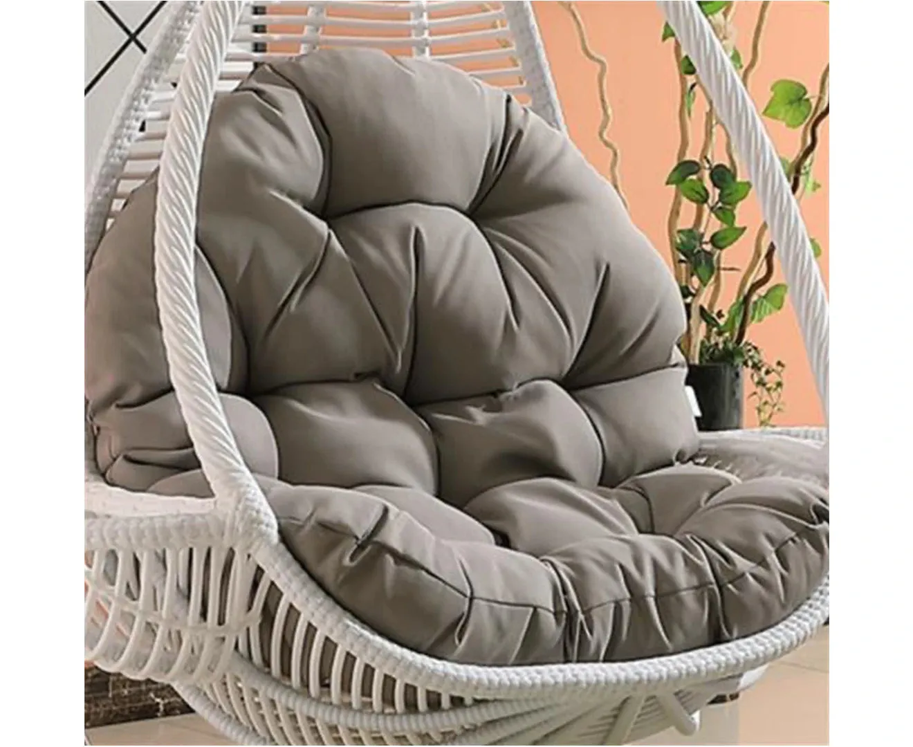 Cushion Padded Pad Covers - Dark Grey