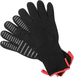 Deluxe BBQ Gloves, Grill Gloves, Accessories, Black, 33 cm