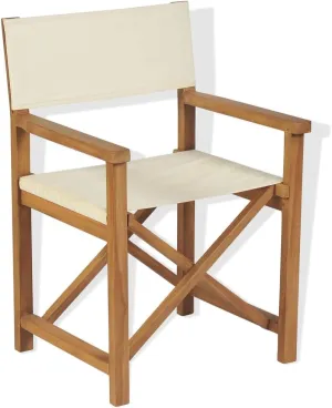 Director's Chair,Outdoor Folding Chair,Lawn Chair,Porch Chairs,Tanning Chairs for Outside,Portable Camping Chair,for Garden, Lawn, Backyard, Deck, Pool Side, Fire Pit, Solid Teak Wood