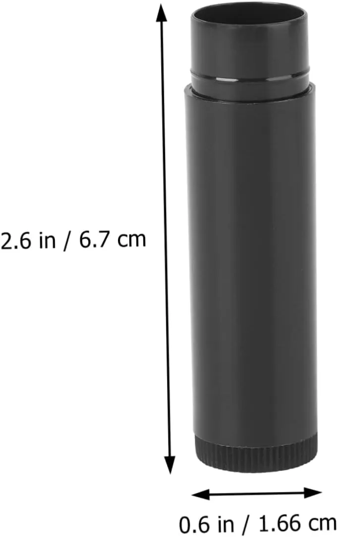 DOITOOL 3sets Secure up Containers 5g Empty Plastic Tubes Caps for Lipstick Lip Gloss 25pcs*3
