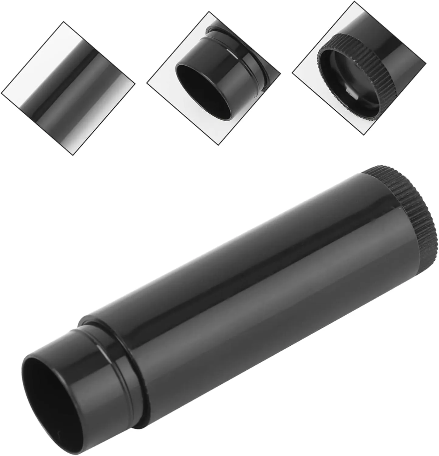 DOITOOL 3sets Secure up Containers 5g Empty Plastic Tubes Caps for Lipstick Lip Gloss 25pcs*3