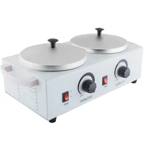 Double Wax Warmer,Double Wax Warmer Professional Electric Heater Dual Hard Hot Facial Skin Equipment SPA 110V USA Shipping