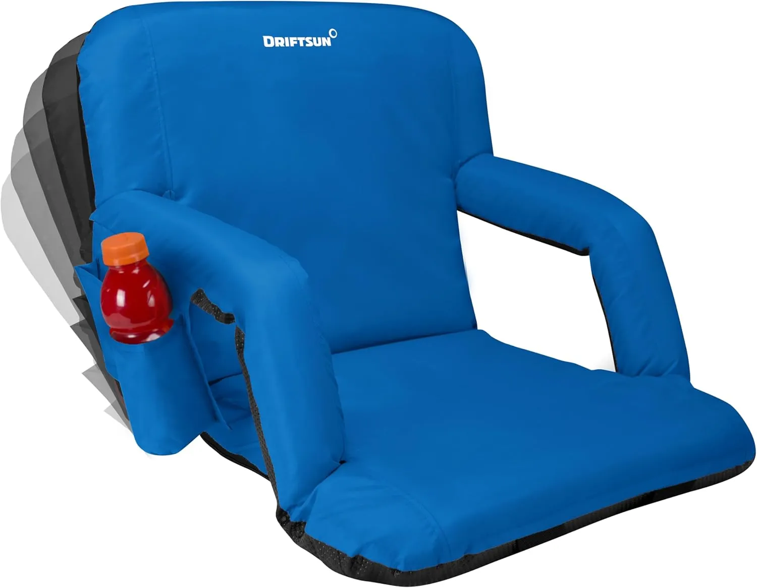 Driftsun Stadium Seats with Back Support, Deluxe Bleacher Chairs with Support Cushion, Padded Seats with Waterproof Chair