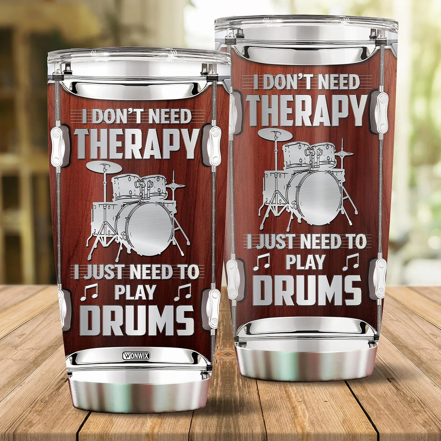 Drummer Gifts for Men Women Thermos Tumbler Drum Coffee Travel Mug Cup Water Bottle Gift for Him Her Husband Dad Drummers Musician Birthday Christmas 20oz Stainless Steel Insulated