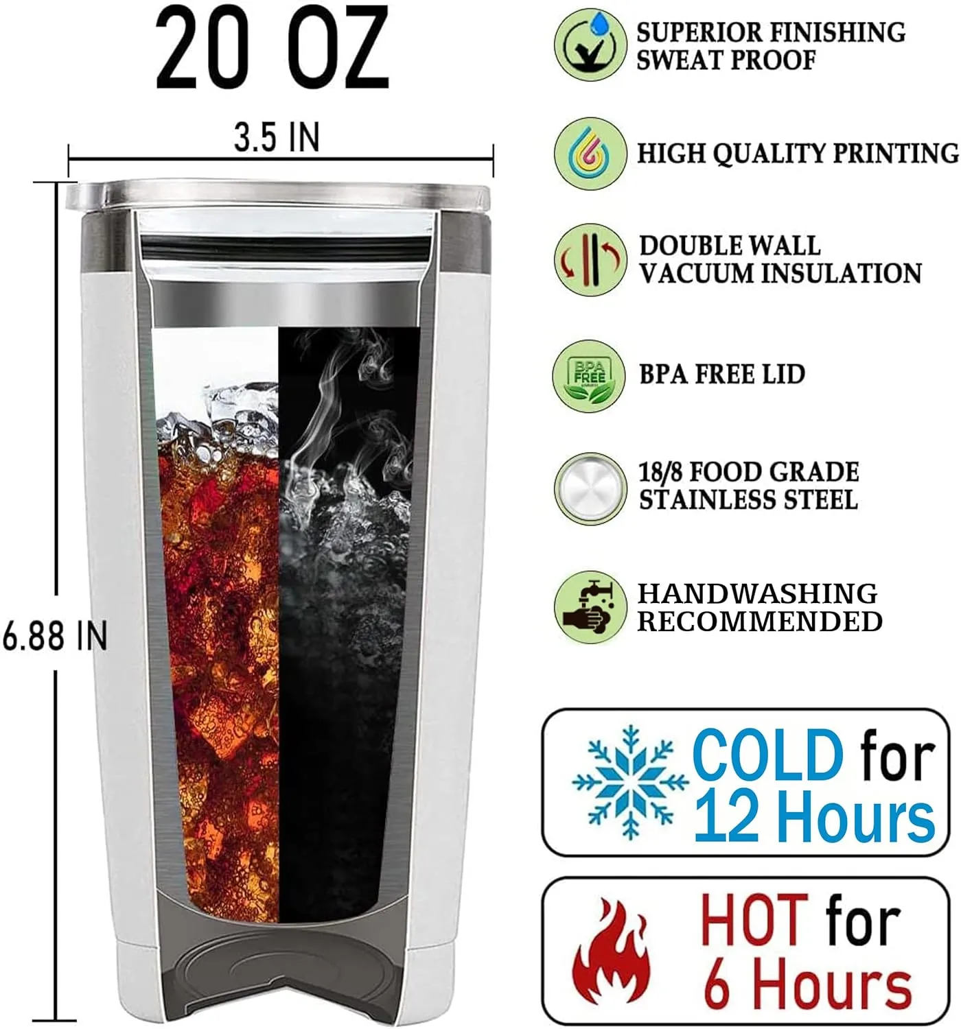 Drummer Gifts for Men Women Thermos Tumbler Drum Coffee Travel Mug Cup Water Bottle Gift for Him Her Husband Dad Drummers Musician Birthday Christmas 20oz Stainless Steel Insulated