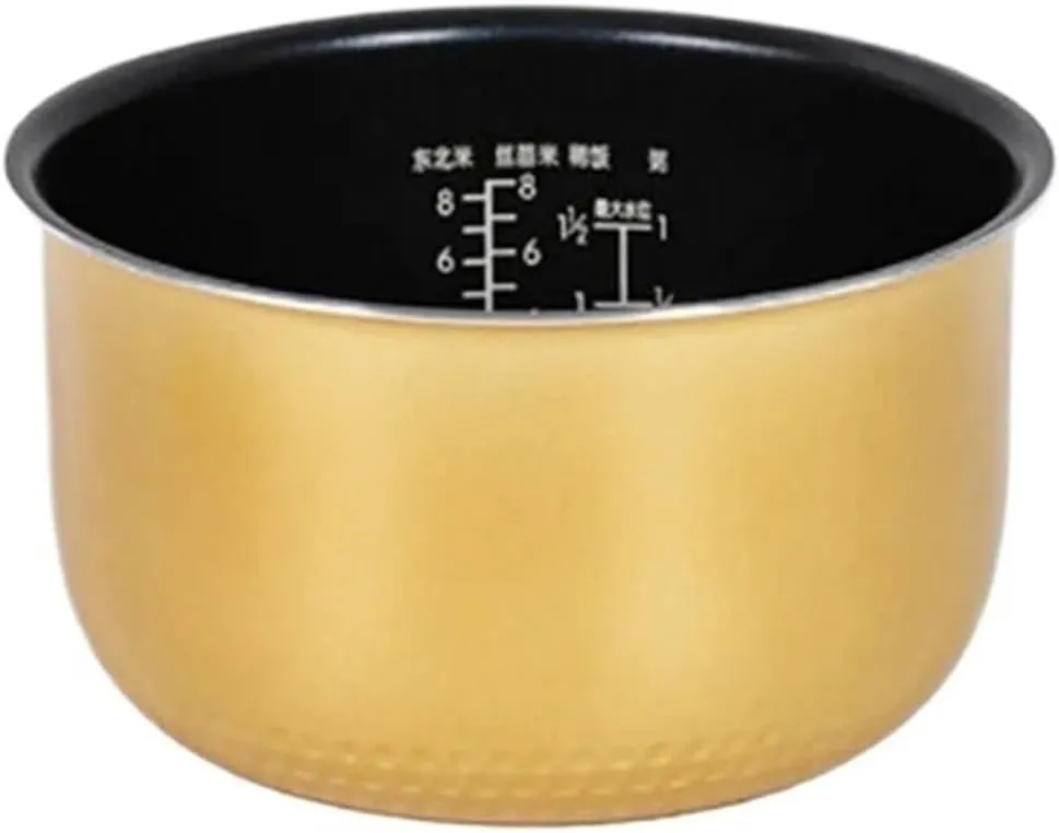 Electric Rice Cooker Inner Pot, Compatible for SUPOR Electric Pressure Cooker Inner Pot 2.5L/3L/4L/5L/6L Non Stick Pot Inner Pot (Multiple Kind 12(4L))