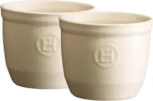 Emile Henry Made in France 6.75 oz (Set of 2), 3.25" x 2.75" Set of Individual ramekins, Clay