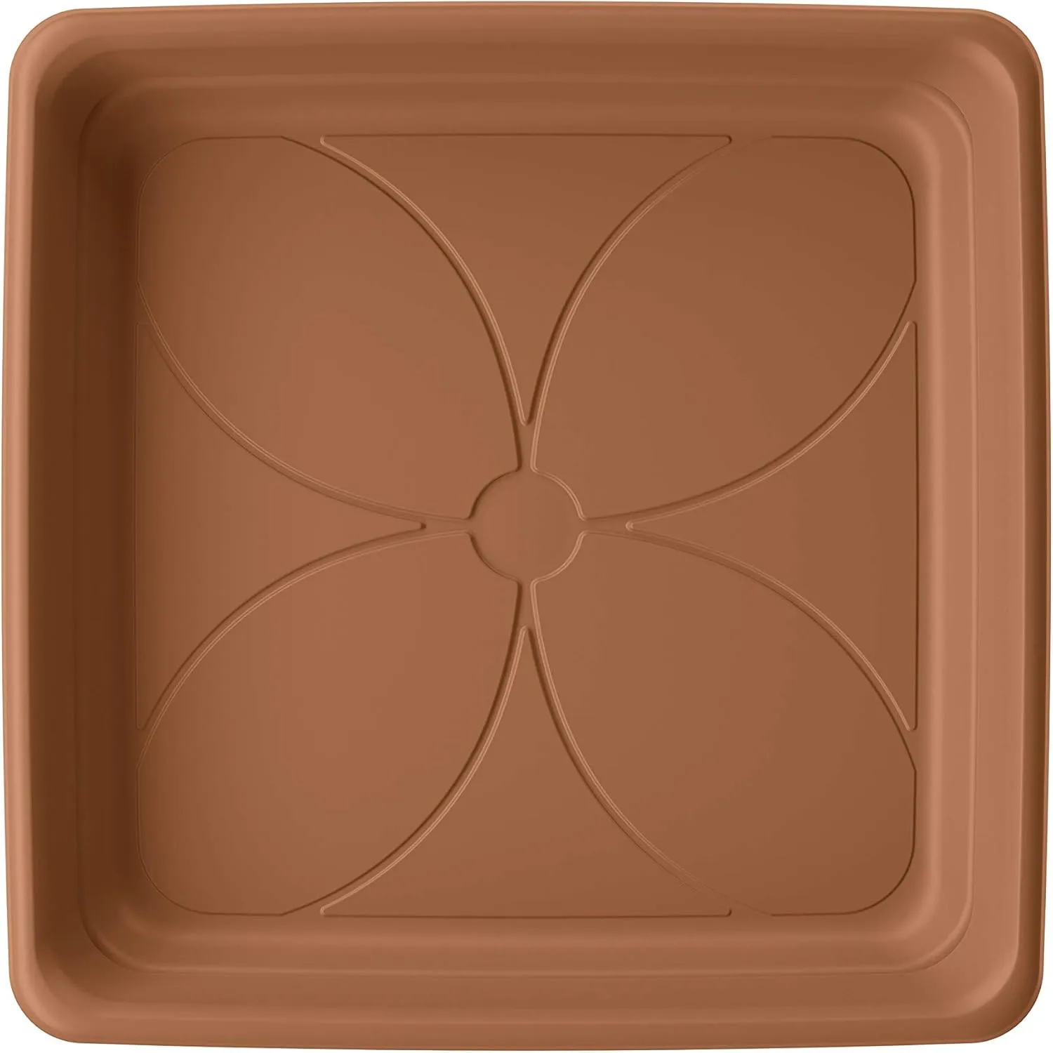 Emsa 518560 Saucer for My City Garden Flower Pot 35 x 35 cm (Timeless Saucer 29 x 29 cm, Frost-Resistant, High UV Resistance) Terracotta Light