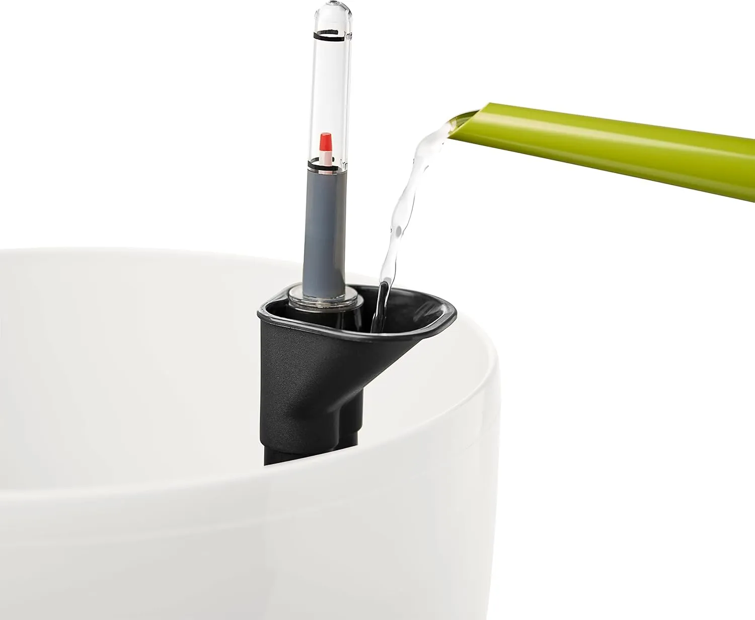 EMSA Flower Pot, Self Watering System, 脴 25cm, White, CASA Brilliant, 517563