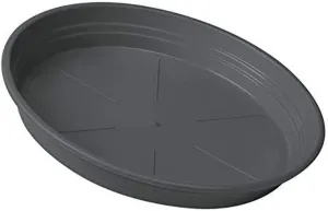 EMSA Flower Pot Tray, 33cm, Plastic, Granite Grey, City, 51761.8