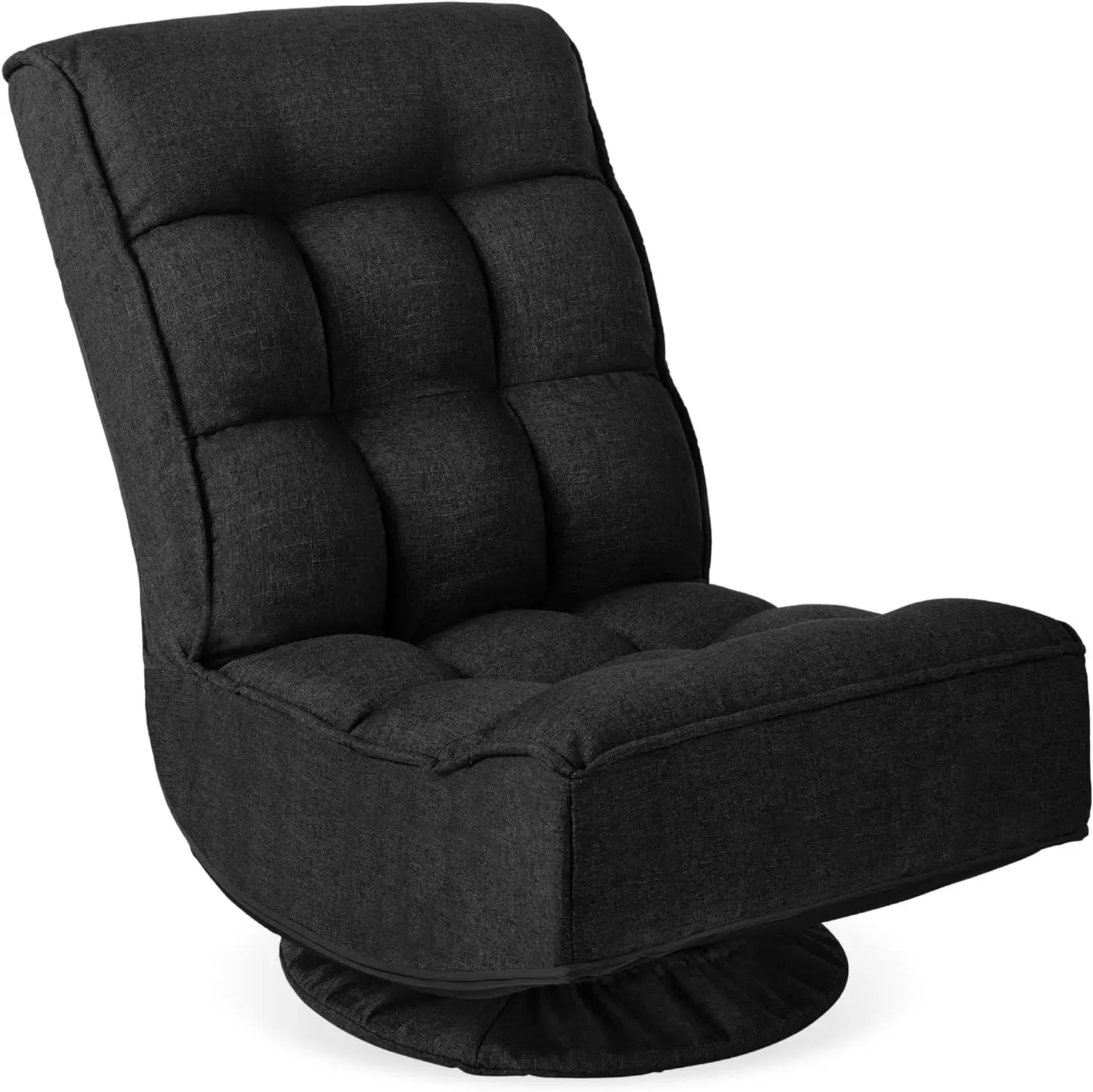 ErgoFold 4-Position Swivel Floor Chair with 360° Rotation with Space-Saving Fold