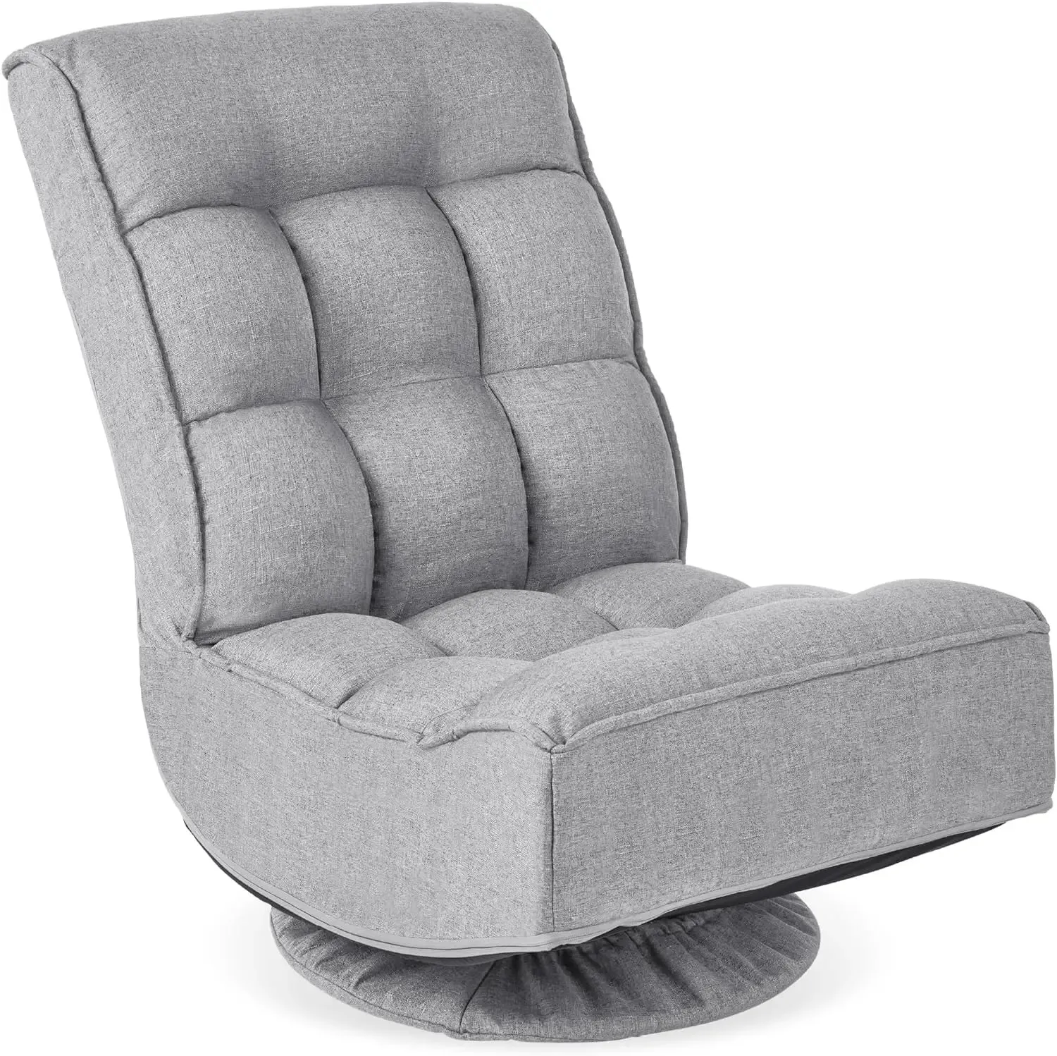 ErgoFold 4-Position Swivel Floor Chair with 360° Rotation with Space-Saving Fold