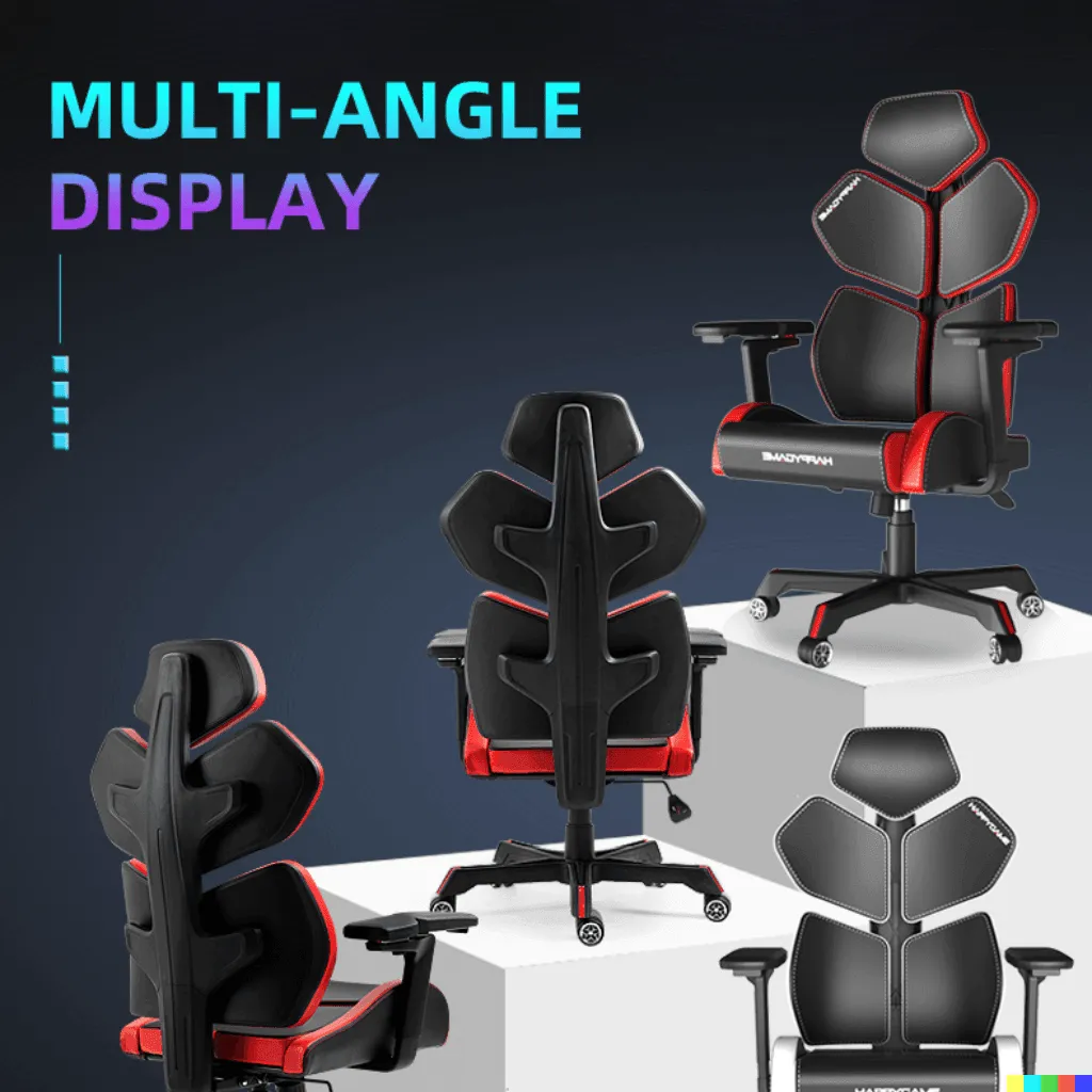 Ergonomic Gaming Chair - Adjustable 5D Pro-Gamer Seat