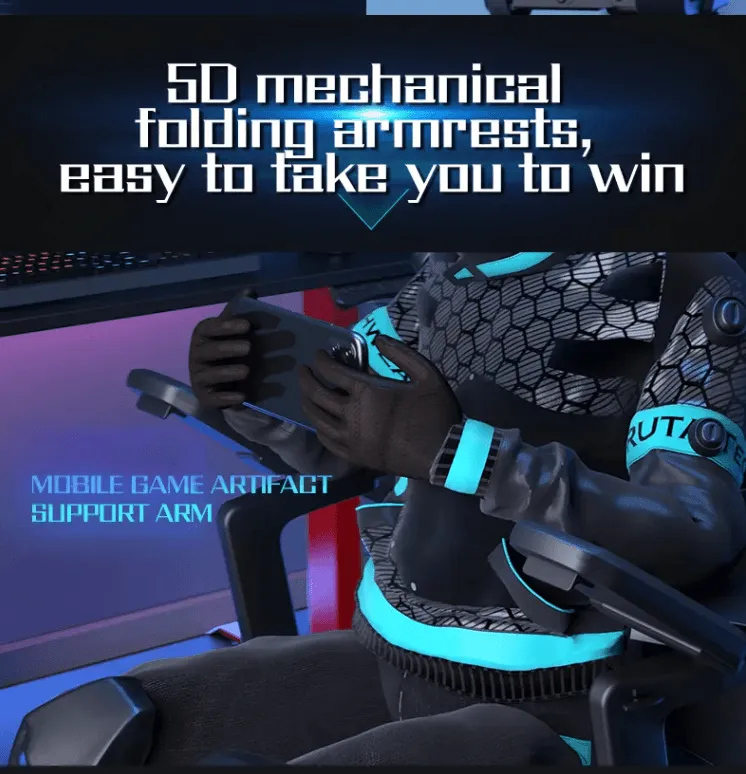 Ergonomic Gaming Chair - Adjustable 5D Pro-Gamer Seat