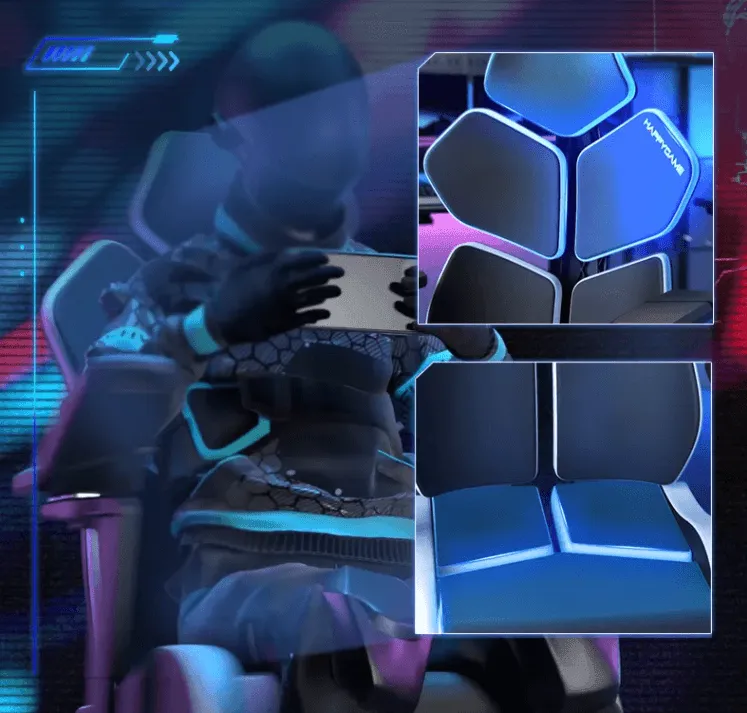 Ergonomic Gaming Chair - Adjustable 5D Pro-Gamer Seat
