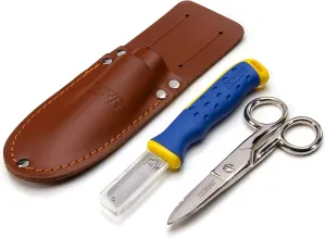 Estwing Cable Splicing Scissors and Knife Set