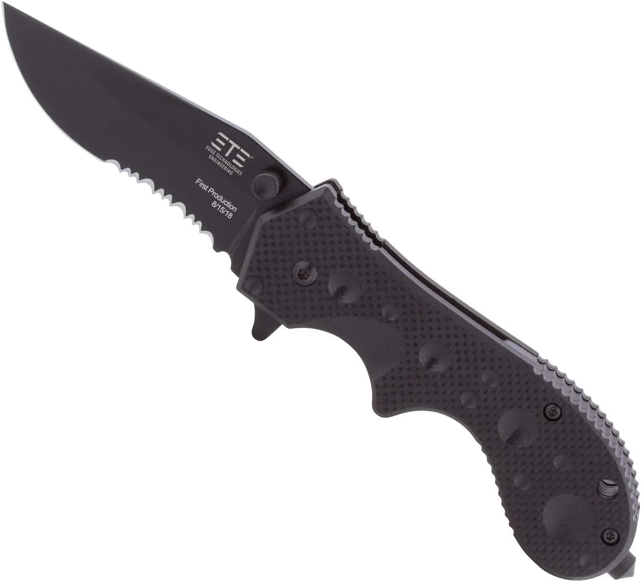 ETE Wortac 2.9" Folding Knife Combo Edge, G-10 Handle Worden