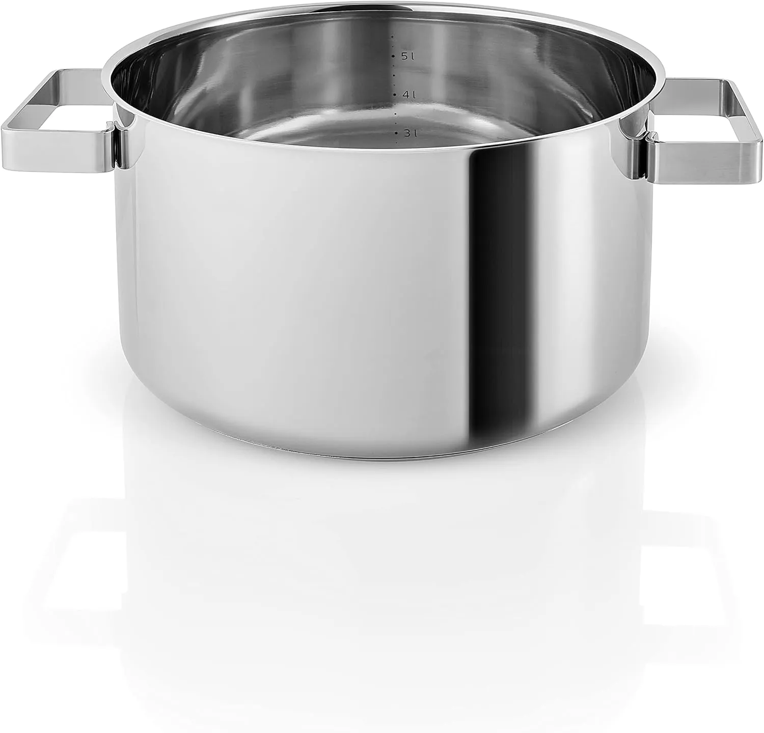 EVA SOLO | Nordic Kitchen Pot 4qt | Stainless Steel, Easy Handling & Low Weight | Suitable for all Heat Sources – Including Induction | Easy to Clean | Danish Design, Functionality & Quality