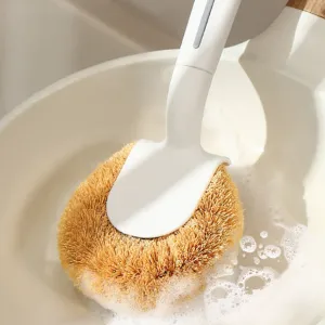 FaSoLa Coconut Fiber Pot Brush - White X3