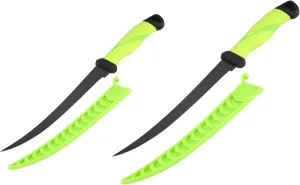 Fishing Fillet Knife, Professional Level Knives for Filleting Fish and Boning Meat, Razor Sharp Stainless-Steel Non-stick Coating Blade,Comfortable Non-Slip Grip (6 INCH & 7 INCH COMBO)