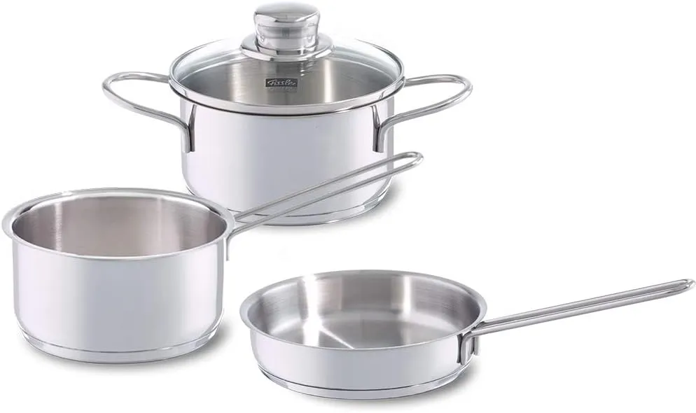 Fissler (Fisler) Kitchen Supplies/Dishes Frying pan Set, Clear