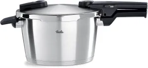 Fissler Vitaquick Premium/Pressure Cooker (4.5 L, Diameter 22 cm) Stainless Steel Pressure Cooker, 2 Cooking Levels, Made in Germany, Induction