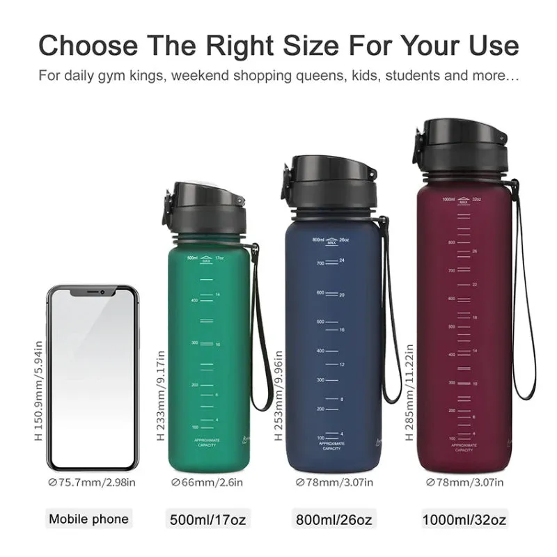 FlexStream Leakproof Fitness Bottle: Stay Hydrated Anywhere, Anytime