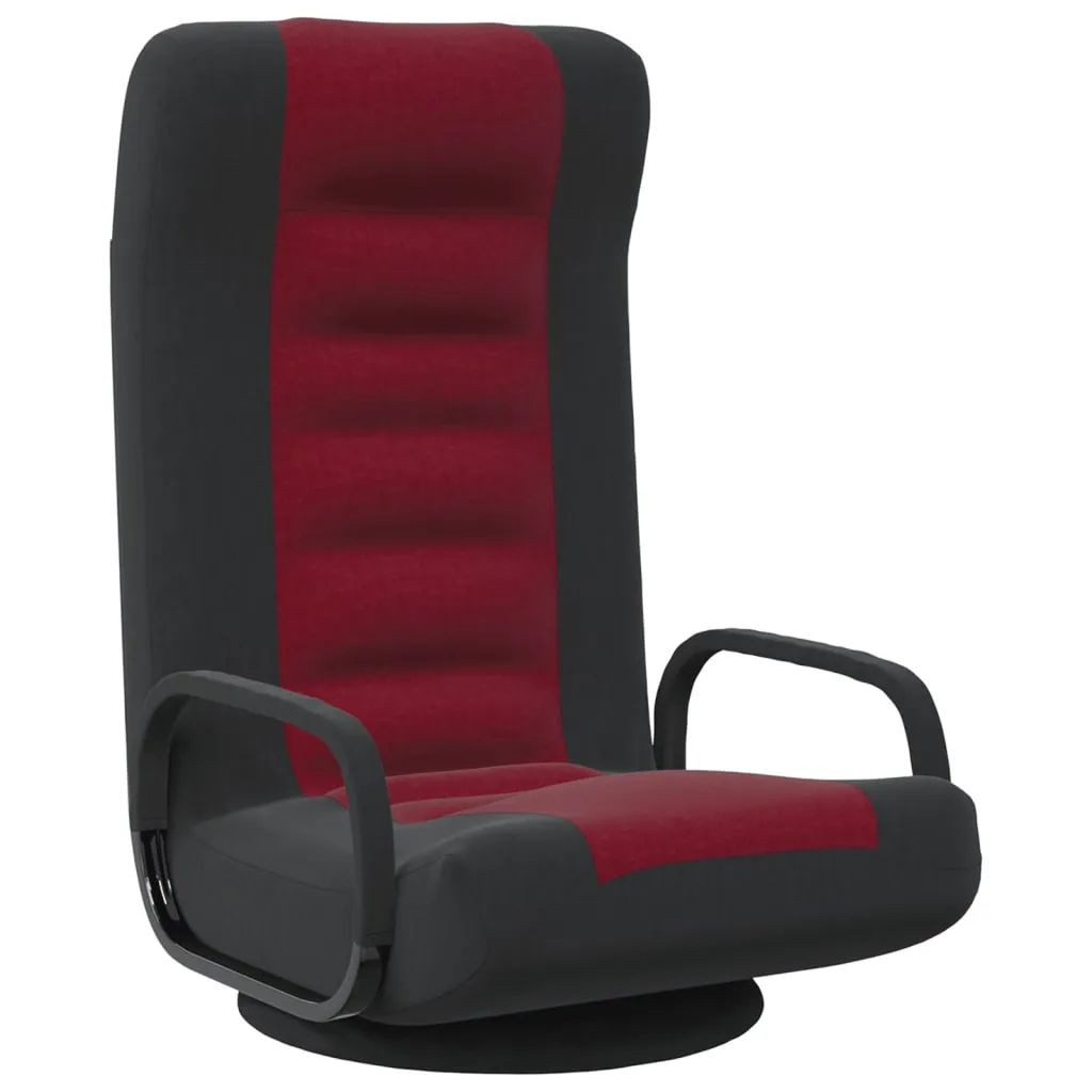 Floor Chair Lounge Chair Chaise Lounge Folding Floor Lounger Red Fabric