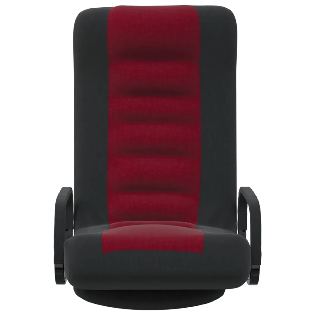 Floor Chair Lounge Chair Chaise Lounge Folding Floor Lounger Red Fabric