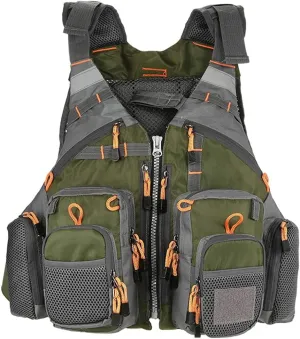 Flotability Suit Outdoor Fishing Life Vest, Multiple Vest of Adjustable Vest Vest Safety Jacket for Men and Women