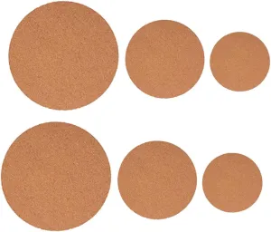 Flower Pot Cork Mats 6 Pack Heatproof Non-Slip Cork Coasters for Plants Drinks Material Indoor
