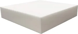 FoamRush 6" H x 24" W x 24" L Upholstery Foam Cushion High Density (Square Foam for Dining Chairs, Chair & Wheelchair Seat Cushion Replacement)