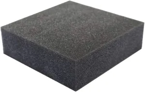 FoamRush 6" x 24" x 24" Charcoal High Density Upholstery Foam Cushion, Upholstery Sheet, Foam Padding, Seat Replacement, Wheelchair Seat & Chair Cushion Replacement, Square, Made in USA
