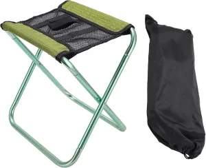 Foldable Chair with Carry Bag, Lightweight Breathable Portable Stool for Mountaineering Camping, Portable Folding Compact Lightweight Stool Seat for Fishing Hiking Gardening Outdoor Walking