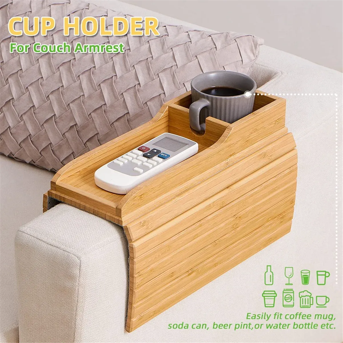 FoldRest Bamboo Tray