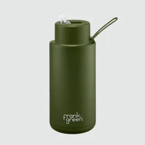 Frank Green Insulated Drink Bottle 1 Litre - Khaki