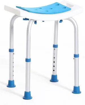 FSA/HSA Eligible Shower Chair for Inside Shower, Shower Stool for Elderly and Disabled, Tool-Free Assembly Shower Seat for Bathtub, Shower Bath Chairs for Seniors/Disabled by DUALECO