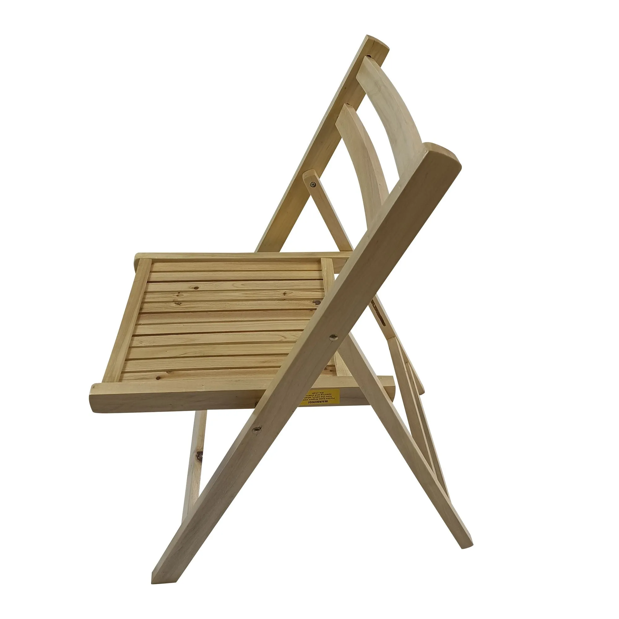 Furniture Slatted Wood Folding Special Event Chair - Wood, Set of 4, FOLDING CHAIR, FOLDABLE STYLE
