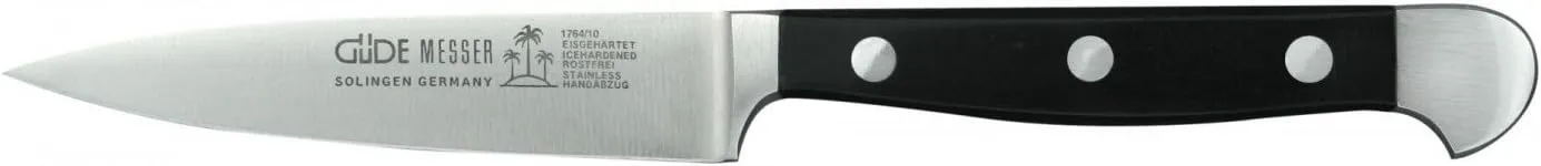 Güde Alpha Series Hand Forged/Sharpened Paring Knife, 3-in - Ice Hardened Steel - Made in Solingen, Germany Since 1910