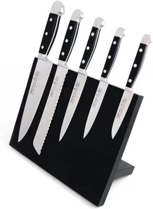 Güde Magnetic Knife Block, Black Beechwood - Made in Solingen, Germany Since 1910