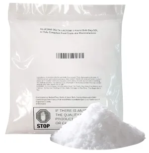 GLUCONO DELTA LACTONE POWDER 1 Pound Bulk Bag-GDL or Tofu Coagulant Food Grade aka Gluconolactone (GDL)