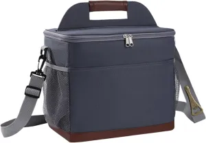 Golf Cooler Bag,Golf Cart Cooler with Bottle Opener Insulated Bag Leakproof Cooler Bags with Side Pocket Waterproof Zippered Tote/Shoulder Small Ice Chest for Outdoor