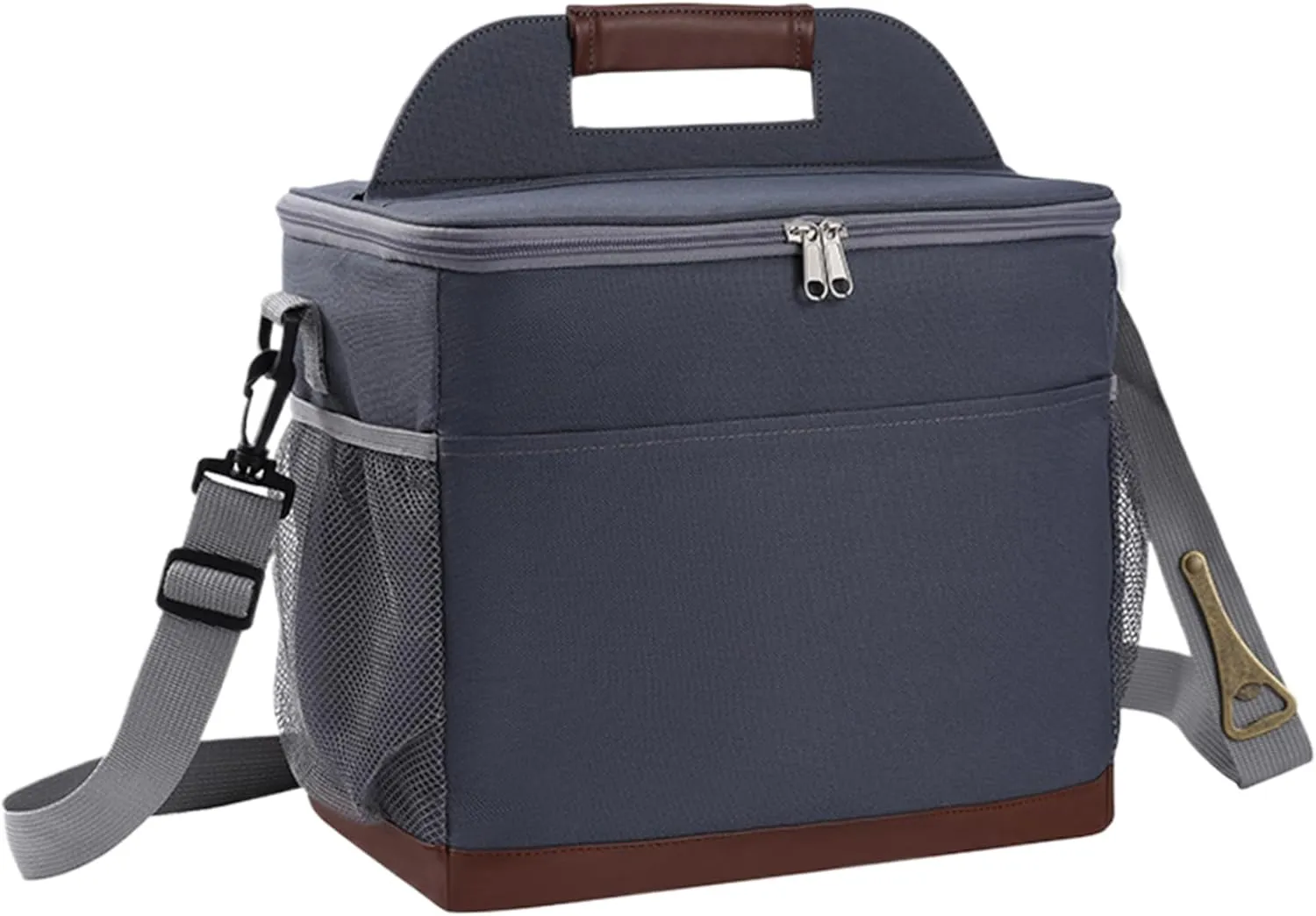 Golf Cooler Bag,Golf Cart Cooler with Bottle Opener Insulated Bag Leakproof Cooler Bags with Side Pocket Waterproof Zippered Tote/Shoulder Small Ice Chest for Outdoor
