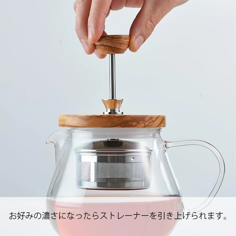 Hario "Teaor" Olive Wood Tea Pot, 700ml