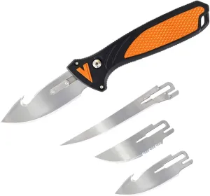 Havalon Talon Hunt Knife Set with Quik-Change II Blade System – Quick Change Outdoor Knife for Hunting, Skinning, and Filleting