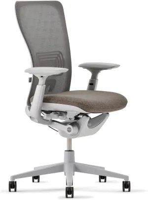 Haworth Zody Standard Posture Mesh Office Chair – Ergonomic Desk Chair with Pneumatic Seat Height Adjustments and Forward Tilt Option - with Lumbar Support (Stone)