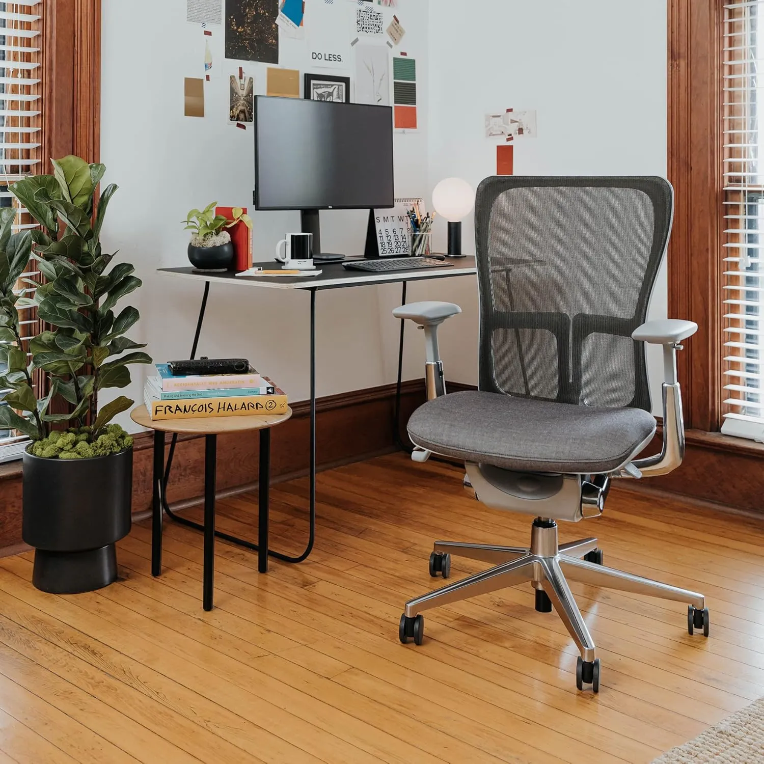 Haworth Zody Standard Posture Mesh Office Chair – Ergonomic Desk Chair with Pneumatic Seat Height Adjustments and Forward Tilt Option - with Lumbar Support (Stone)