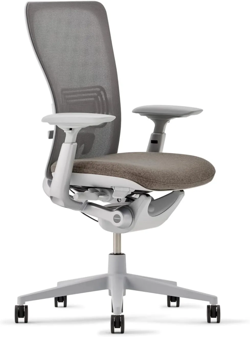 Haworth Zody Standard Posture Mesh Office Chair – Ergonomic Desk Chair with Pneumatic Seat Height Adjustments and Forward Tilt Option - with Lumbar Support (Stone)